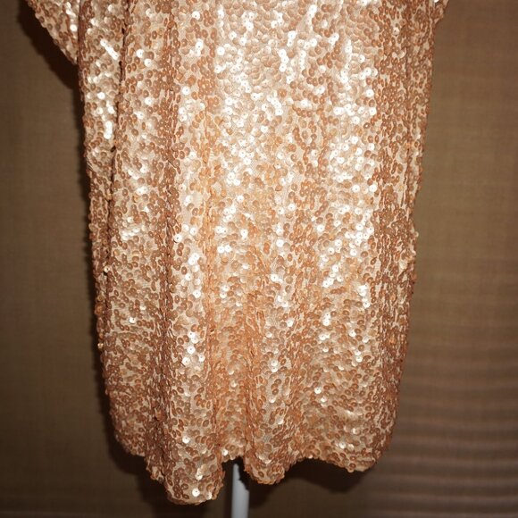 Pretty Guide - Gold Sequin Top Size XL - Picture 3 of 4